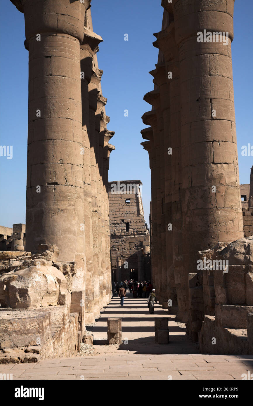 Templo de Luxor Foto de stock