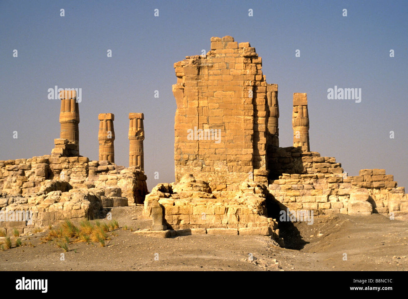 Ruinas antiguas en Karima Foto de stock