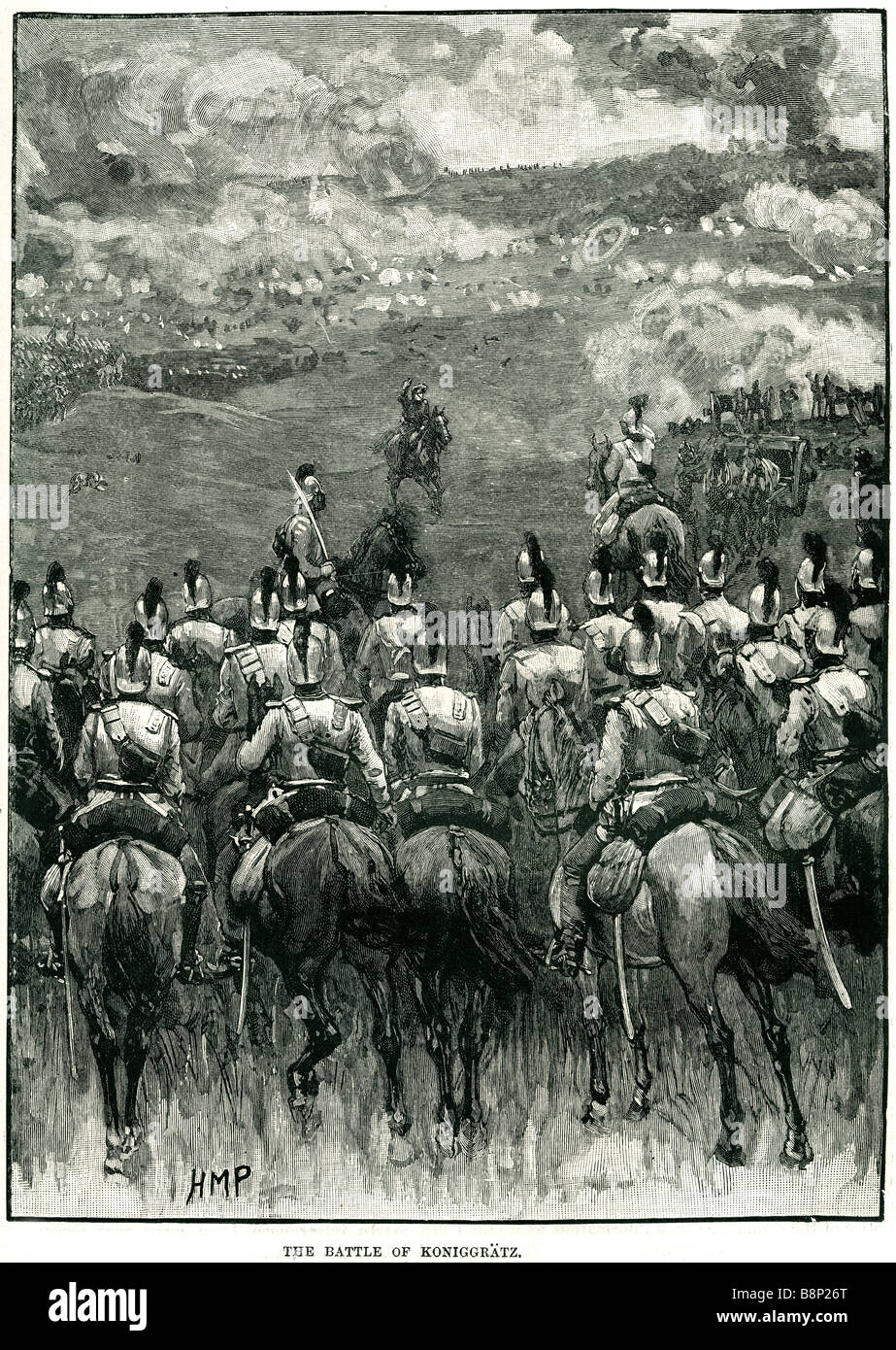 La batalla de Sadowa koniggratz 1866 AustroPrussian Guerra Imperio