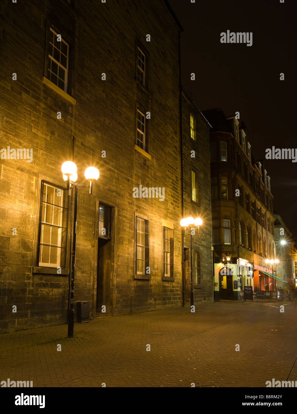 Escocia Edimburgo Rose Street la angosta calle rosas Foto de stock