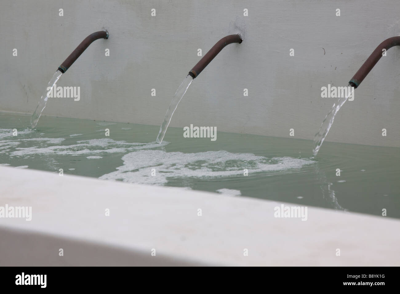 Característica del agua en casa Foto de stock