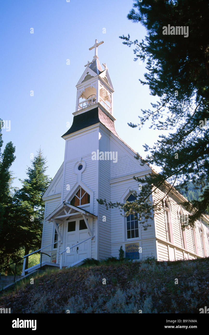 La Iglesia del Sagrado Corazón de Jesús, un edificio histórico (construido en 1900), en