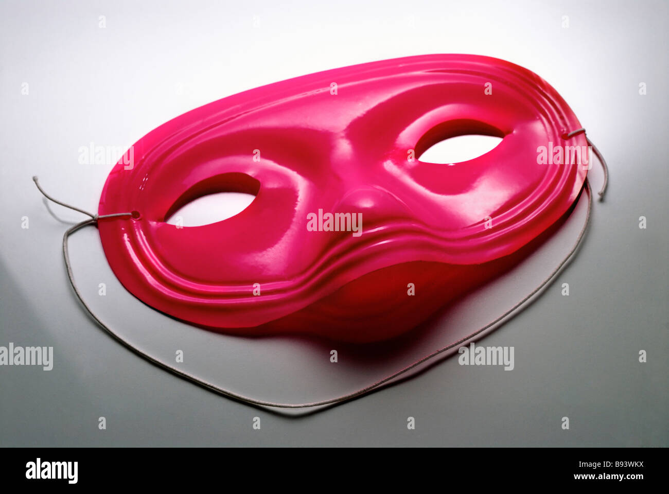 Máscara de ojo rosado Foto de stock