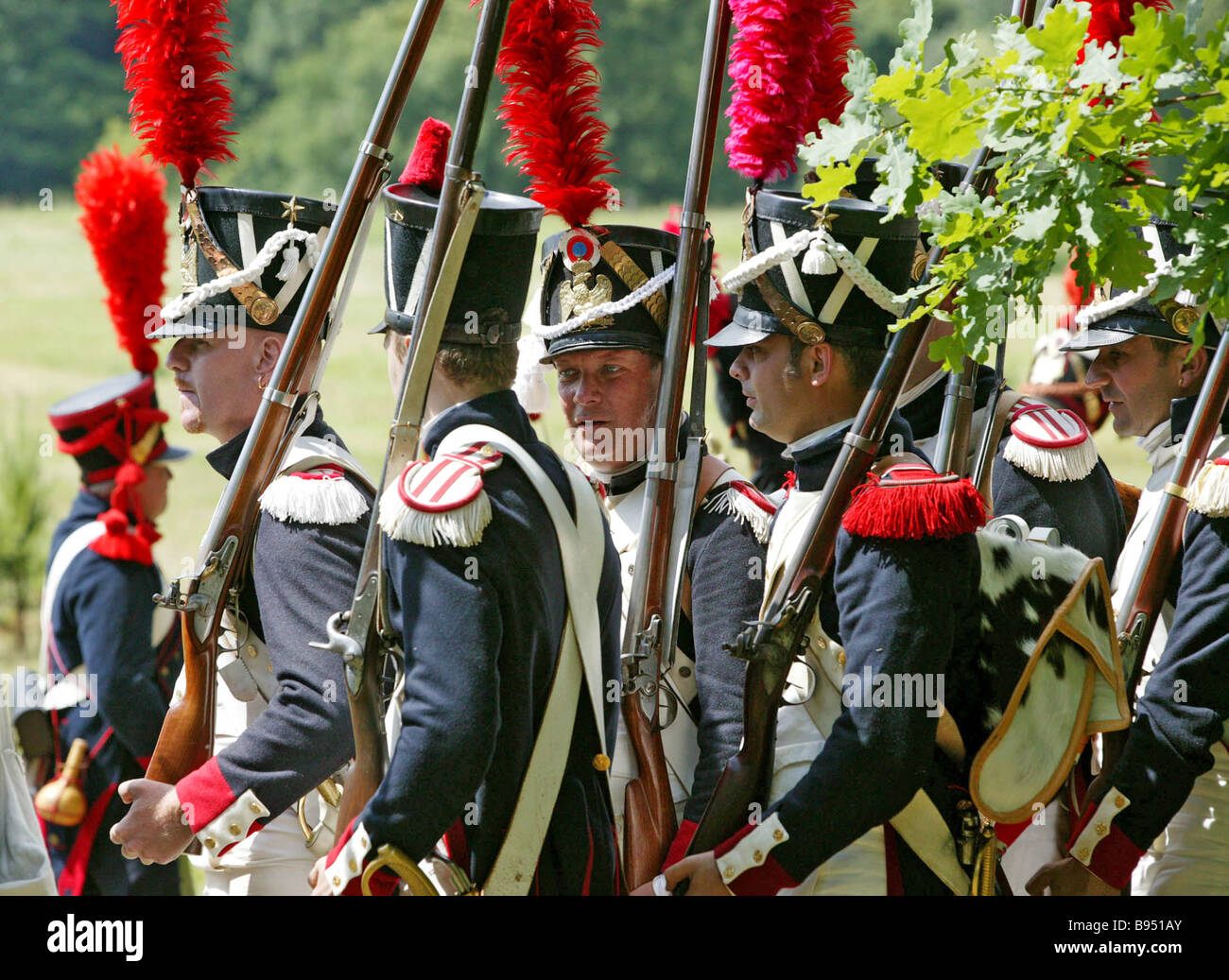 Volver promulgar la batalla de Friedland en Pravdinsk conocido como