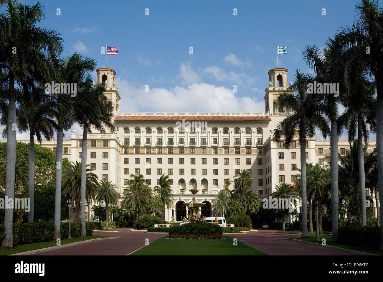 El Breakers hotel de lujo de West Palm Beach, Florida Foto de stock