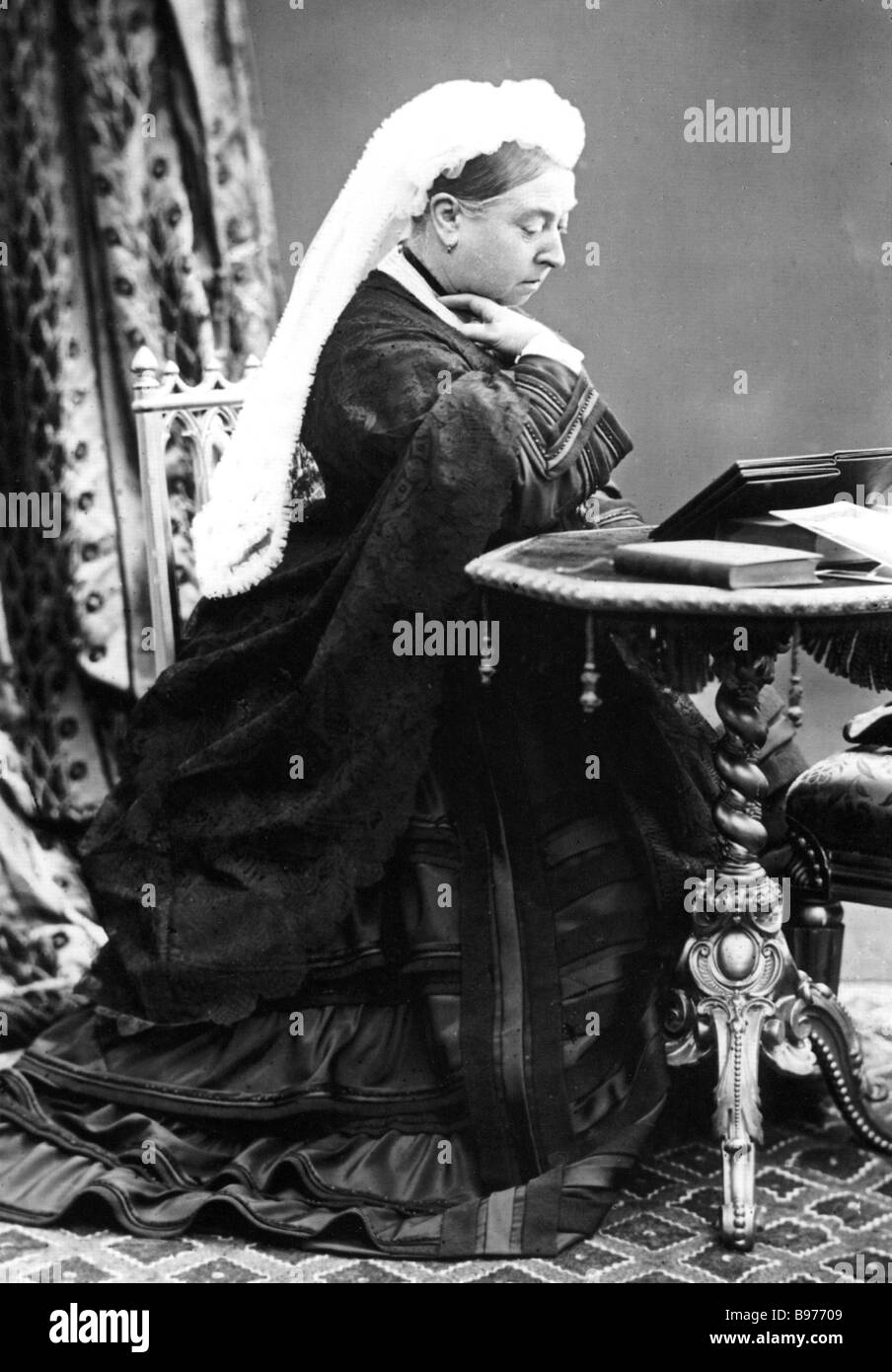 En 1885 la reina Victoria Foto de stock