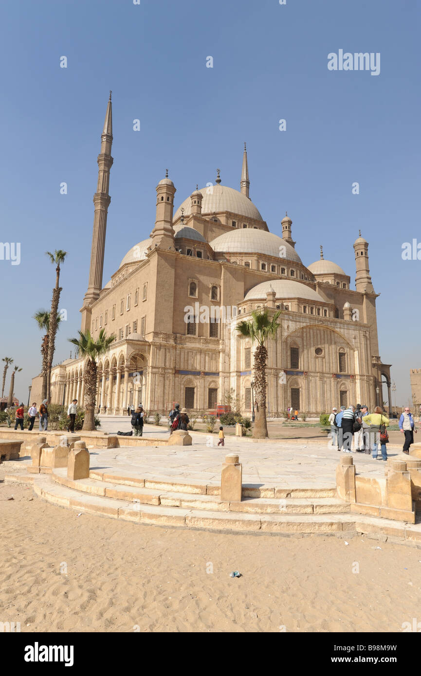 Egipto El Cairo la Ciudadela de Saladino, o Salah El Din y la Mezquita de Alabastro de Mohamed Ali Foto de stock