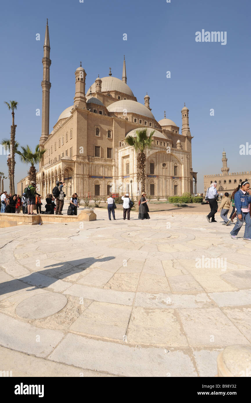 Egipto El Cairo la Ciudadela de Saladino, o Salah El Din y la Mezquita de Alabastro de Mohamed Ali Foto de stock