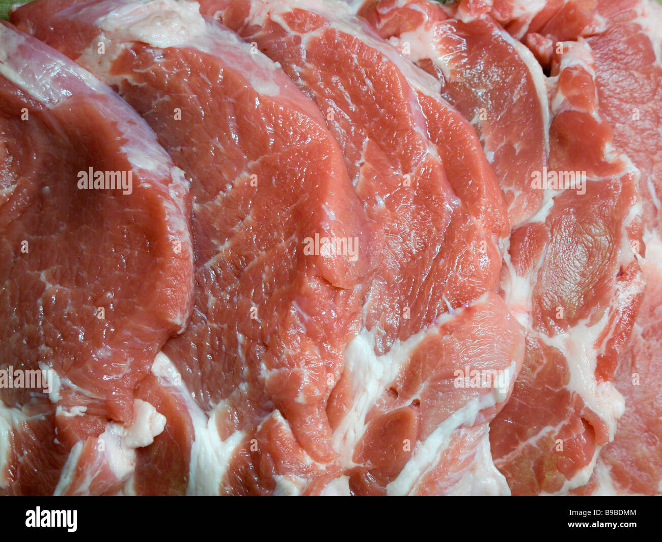 Carne roja cruda Foto de stock