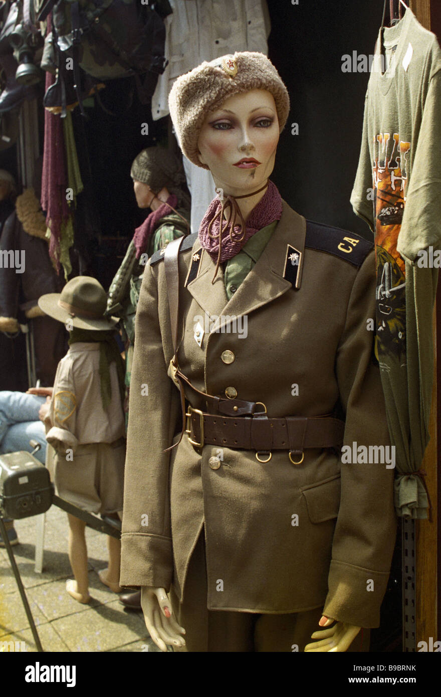 uniforme militar soviético moda en Holanda de stock Alamy