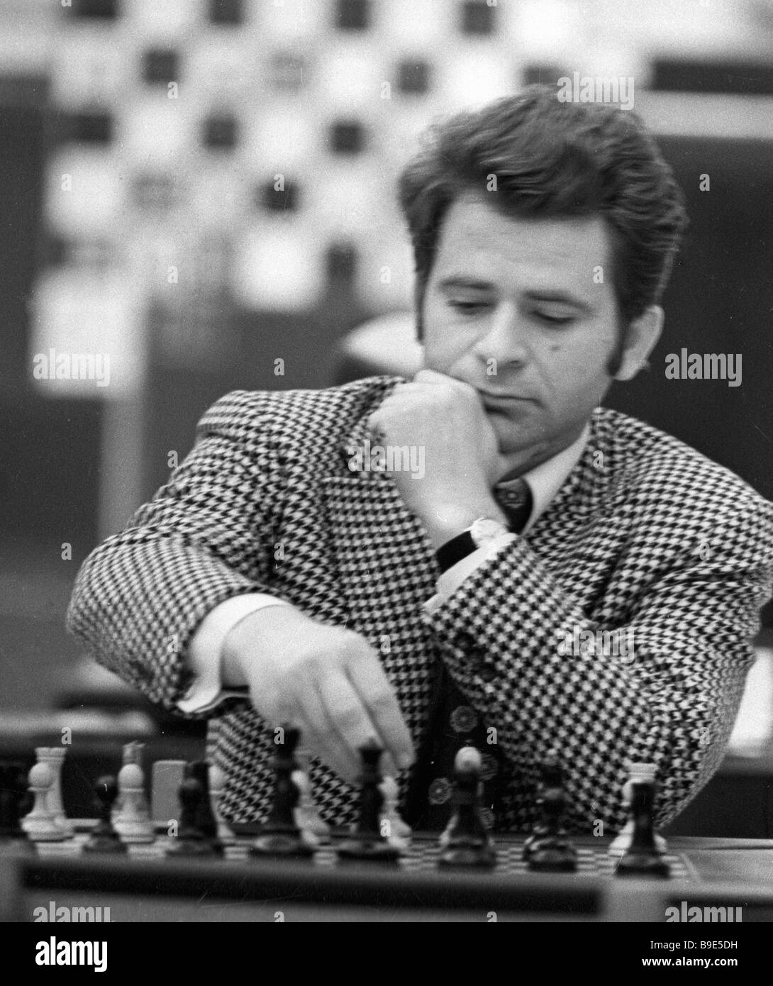 Gran Maestro Internacional de Ajedrez Boris Spassky Fotografía de stock -  Alamy