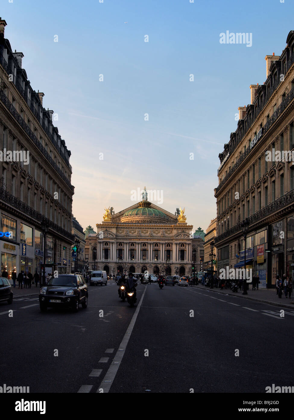 La Ópera Garnier, la vieja ópera, París, Francia, Europa Foto de stock