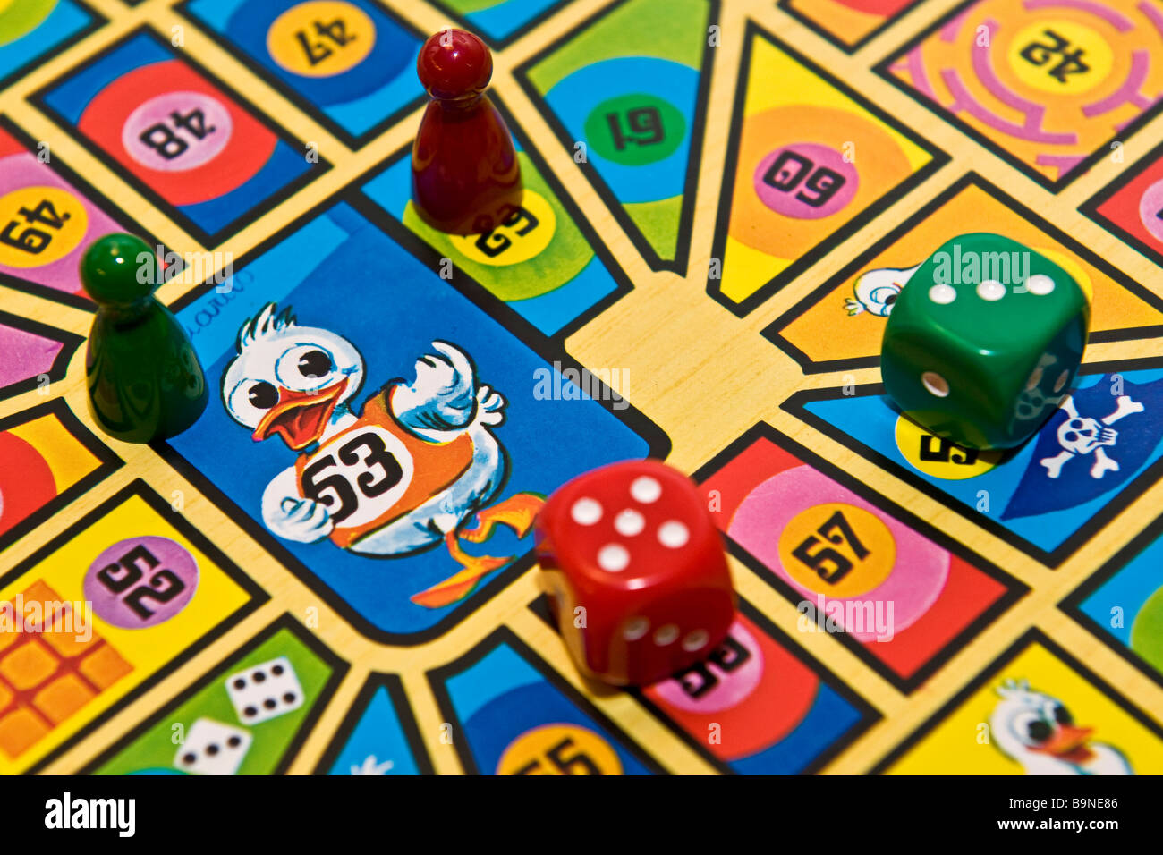Juego De La Oca Fotografia De Stock Alamy
