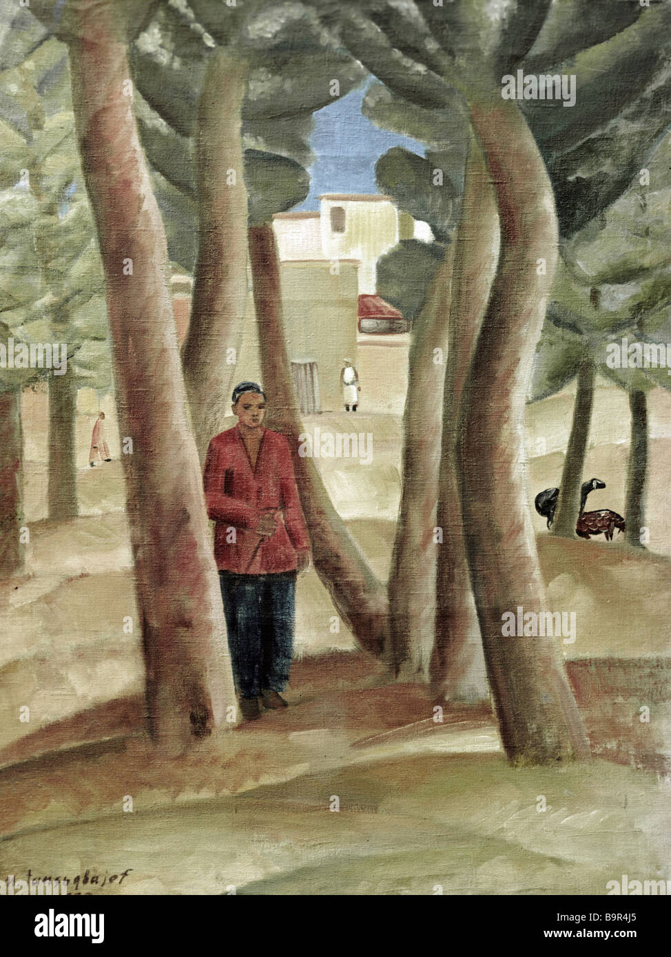 Reproducción de la URSS la gente s pintor Ural Tansykbaev s pintura