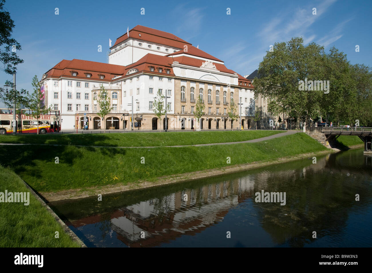 Schauspielhaus Dresden Sachsen Deutschland Dresden Alemania teatro Foto de stock