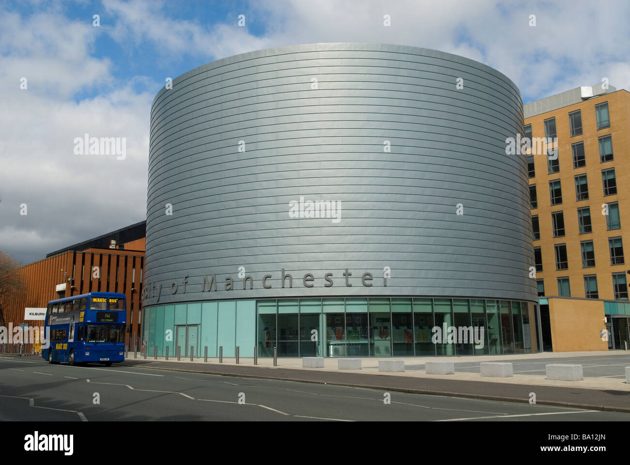 El edificio de la Universidad de Manchester Manchester, RU Foto de stock