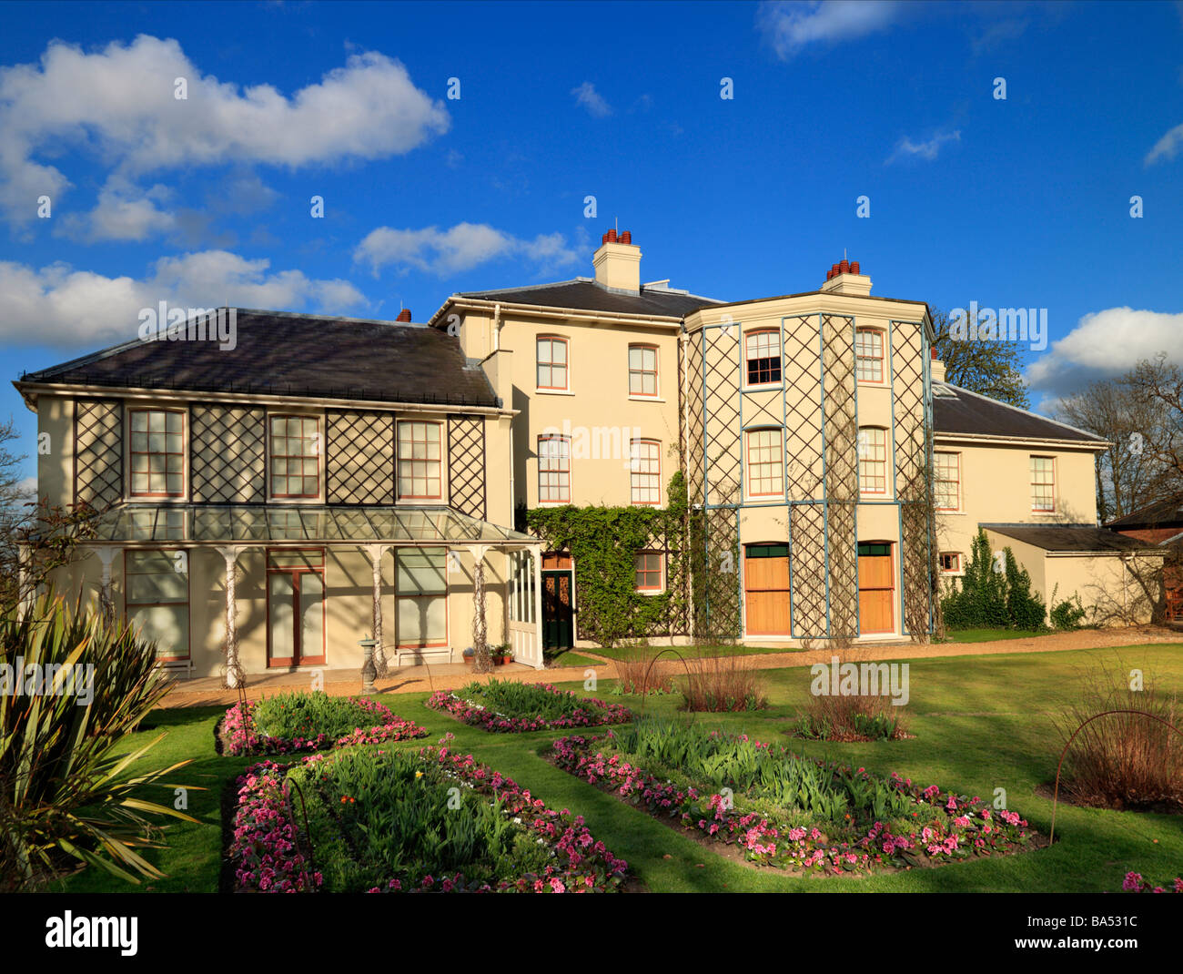 Abajo casa antigua casa de Charles Darwin Downe Kent England Reino