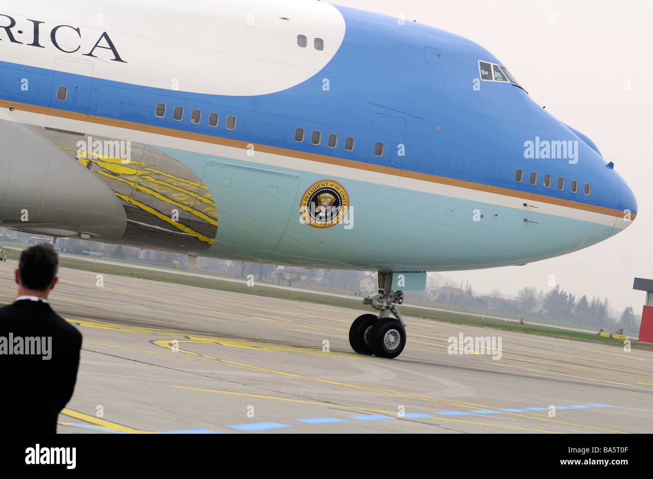 El avión del Presidente de los Estados Unidos, Air Force One Fotografía de  stock - Alamy