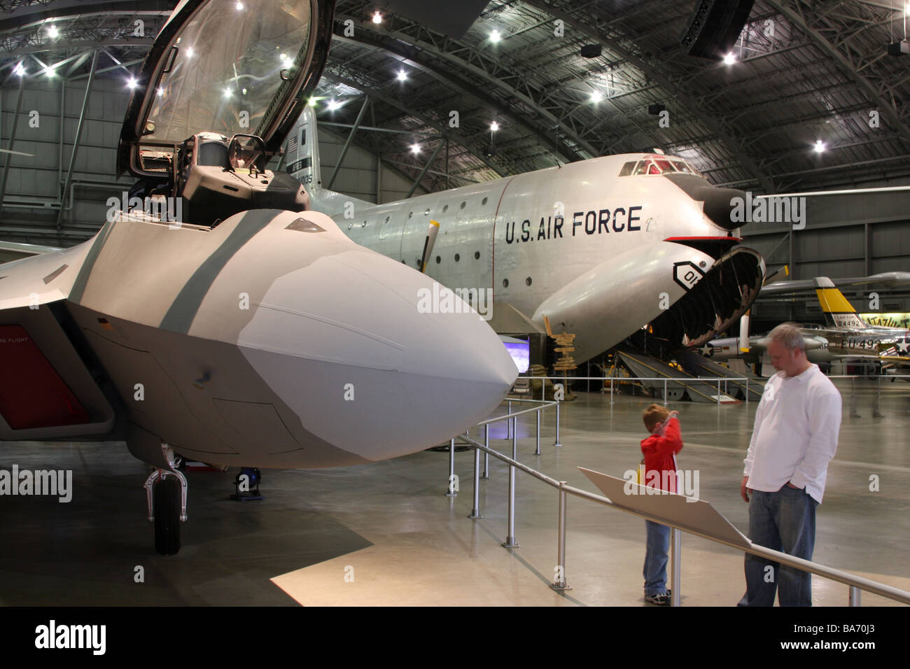 Museo de la Fuerza Aérea de los Estados Unidos Dayton Ohio Wright Patterson Foto de stock