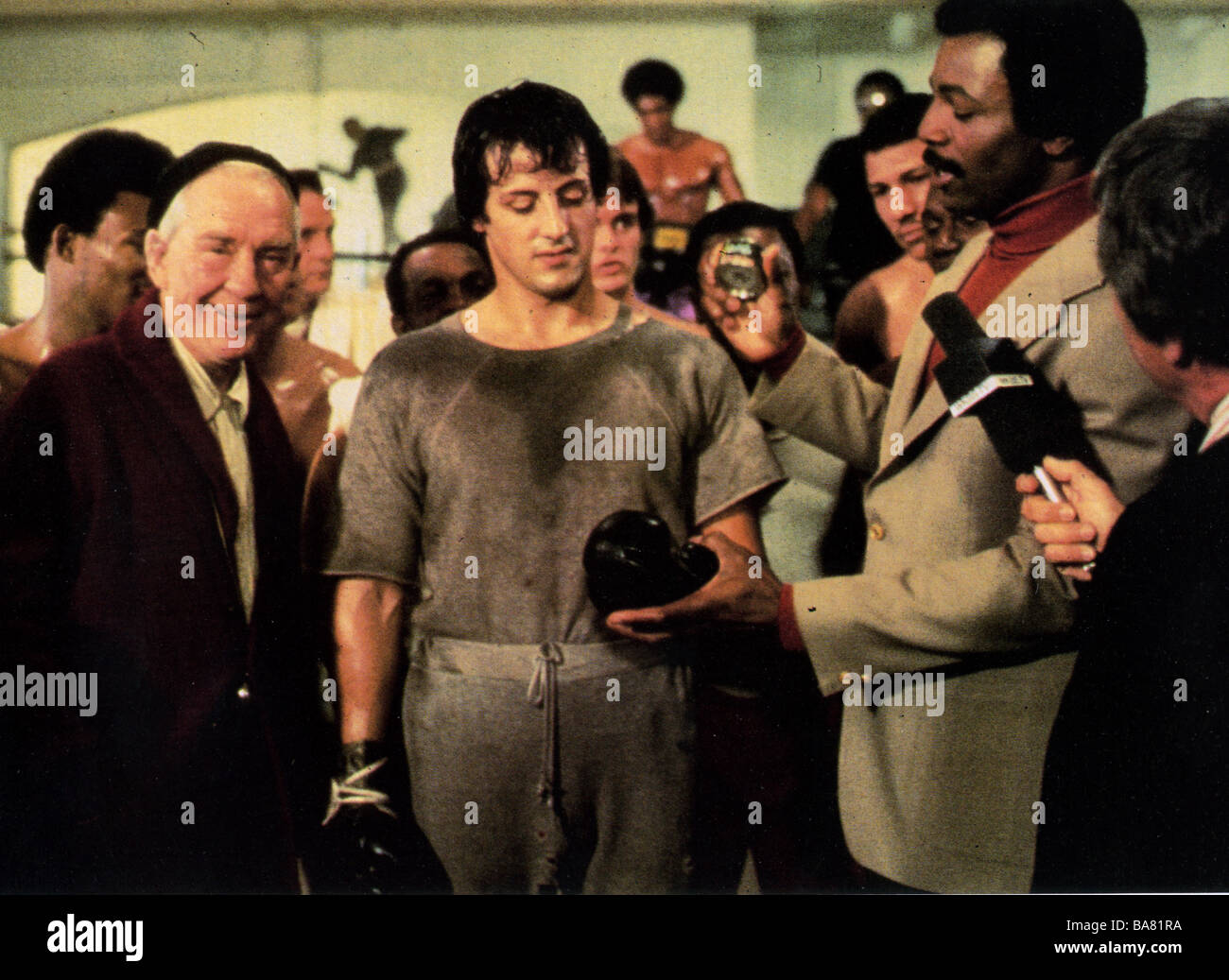 ROCKY 1976 UA película con Sylvester Stallone Foto de stock