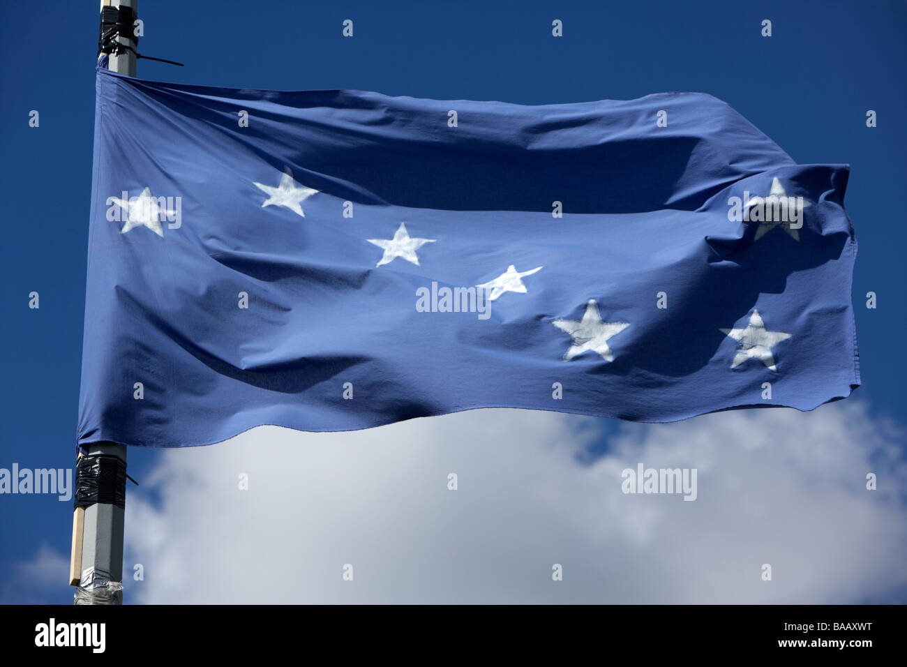 La estrellada bandera arado utilizado originalmente por el ejército