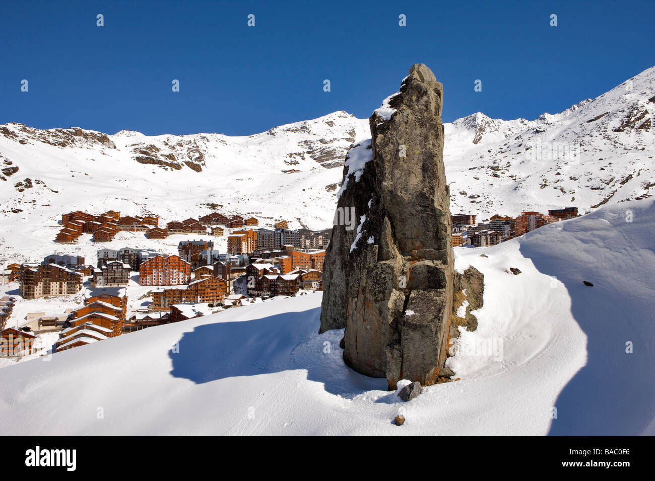 Francia, Savoie, Val Thorens Foto de stock