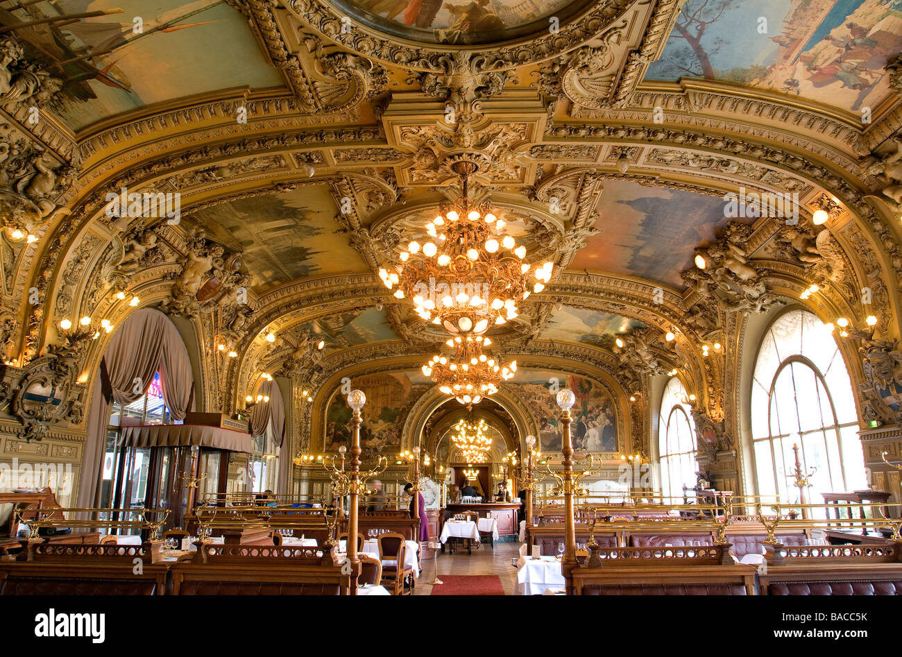 Francia, Paris Gare de Lyon, Le Train Bleu Restaurant Fotografía de