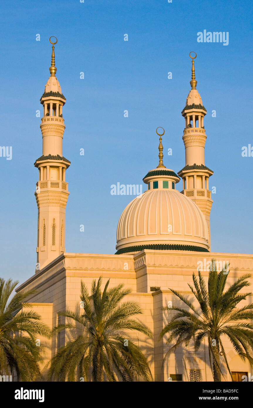 En el sector de la Mezquita Jumeirah Dubai Foto de stock