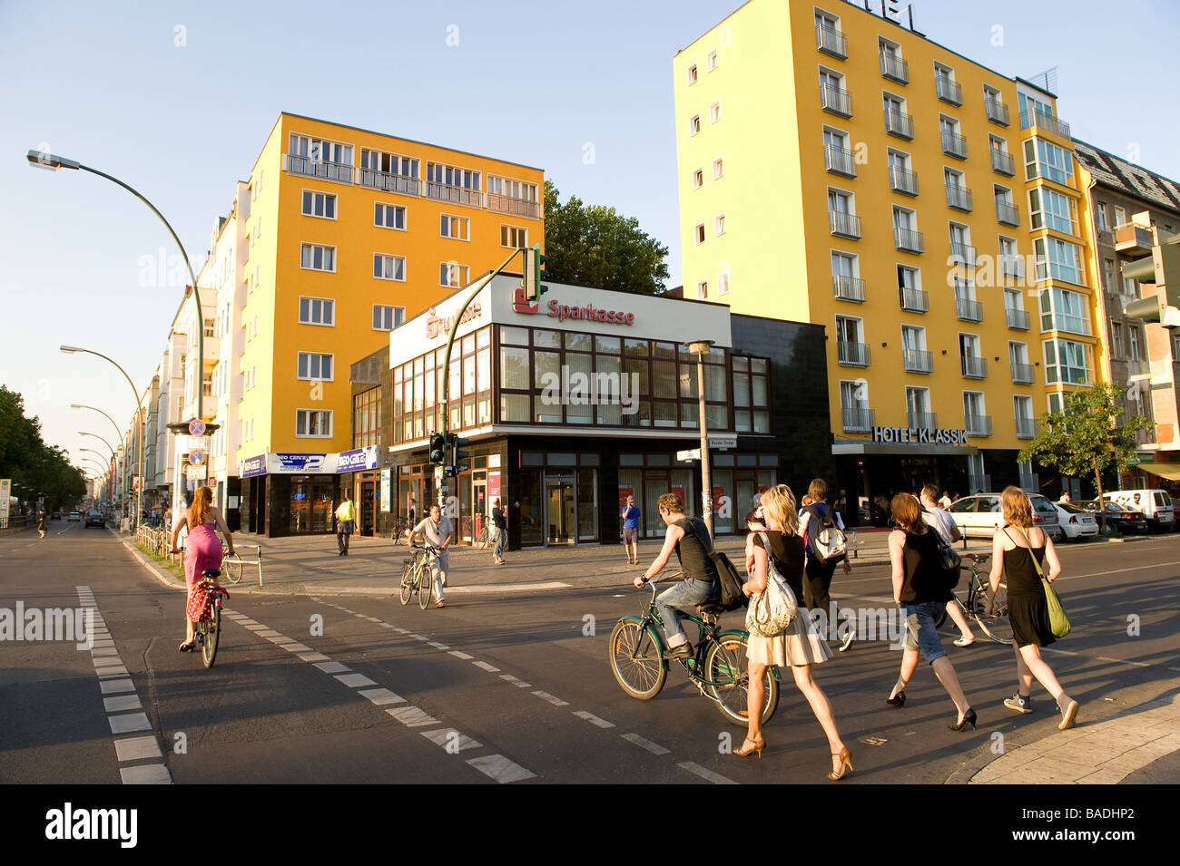 Allemagne, Berlín Friedrichshain, Kreuzberg y Friedrichshain Foto de stock