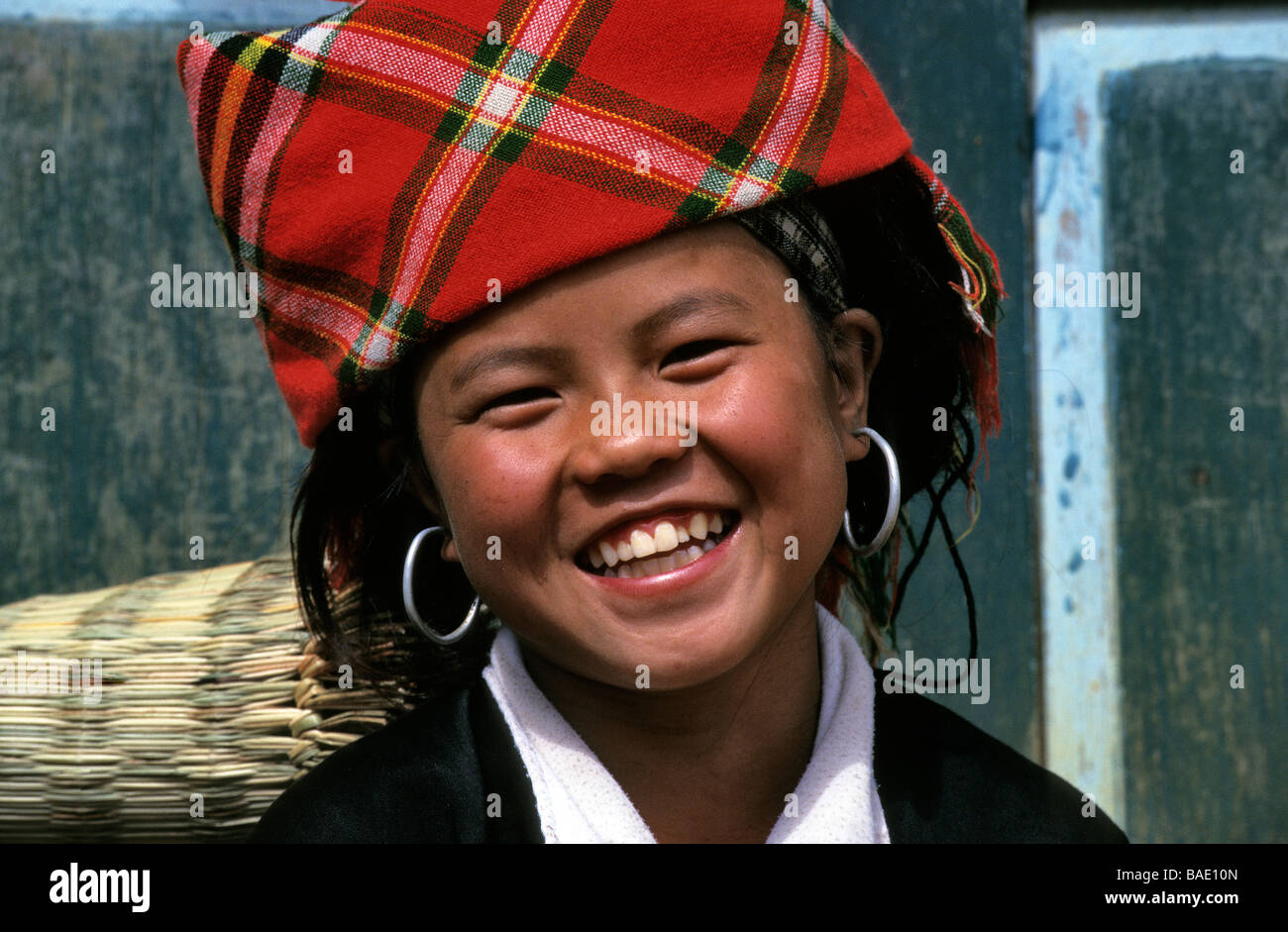 Vietnam, etnia Hmong rojo Foto de stock