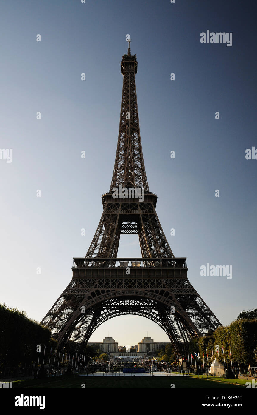 Torre Eiffel, Paris, Francia Foto de stock