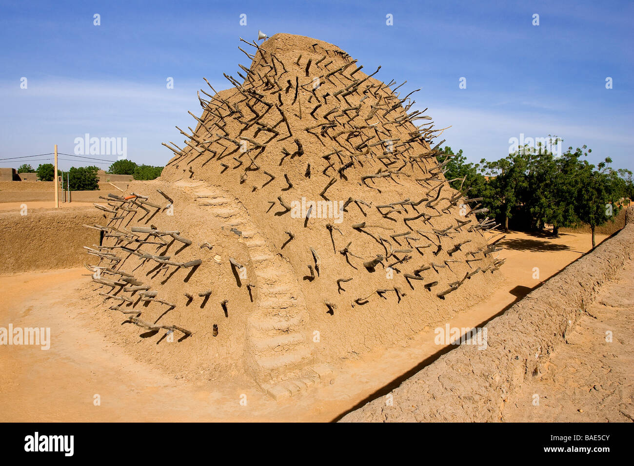 Mali, Gao, la tumba de Askia clasificado como Patrimonio Mundial por la UNESCO Foto de stock