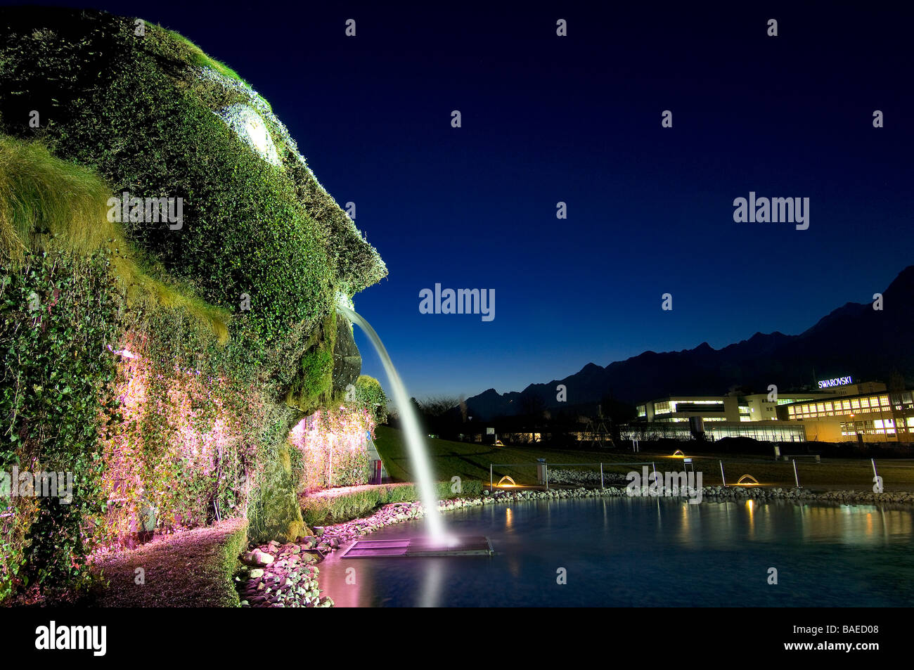 Austria, Tirol, Wattens, el museo, Swarovski Crystal World, la entrada  Fotografía de stock - Alamy