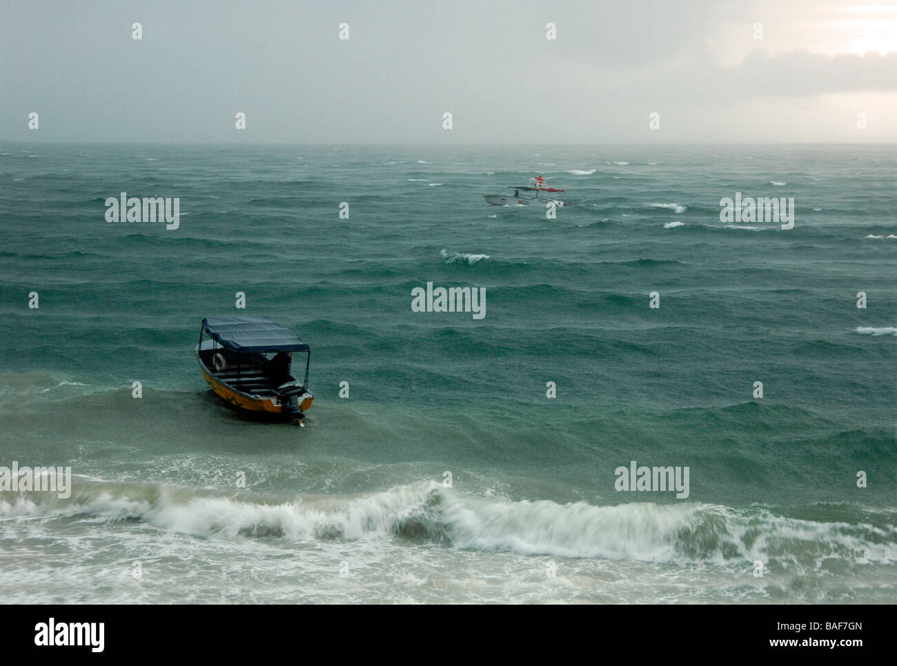 Mar Carribeant en Santa Marta, Colombia Foto de stock