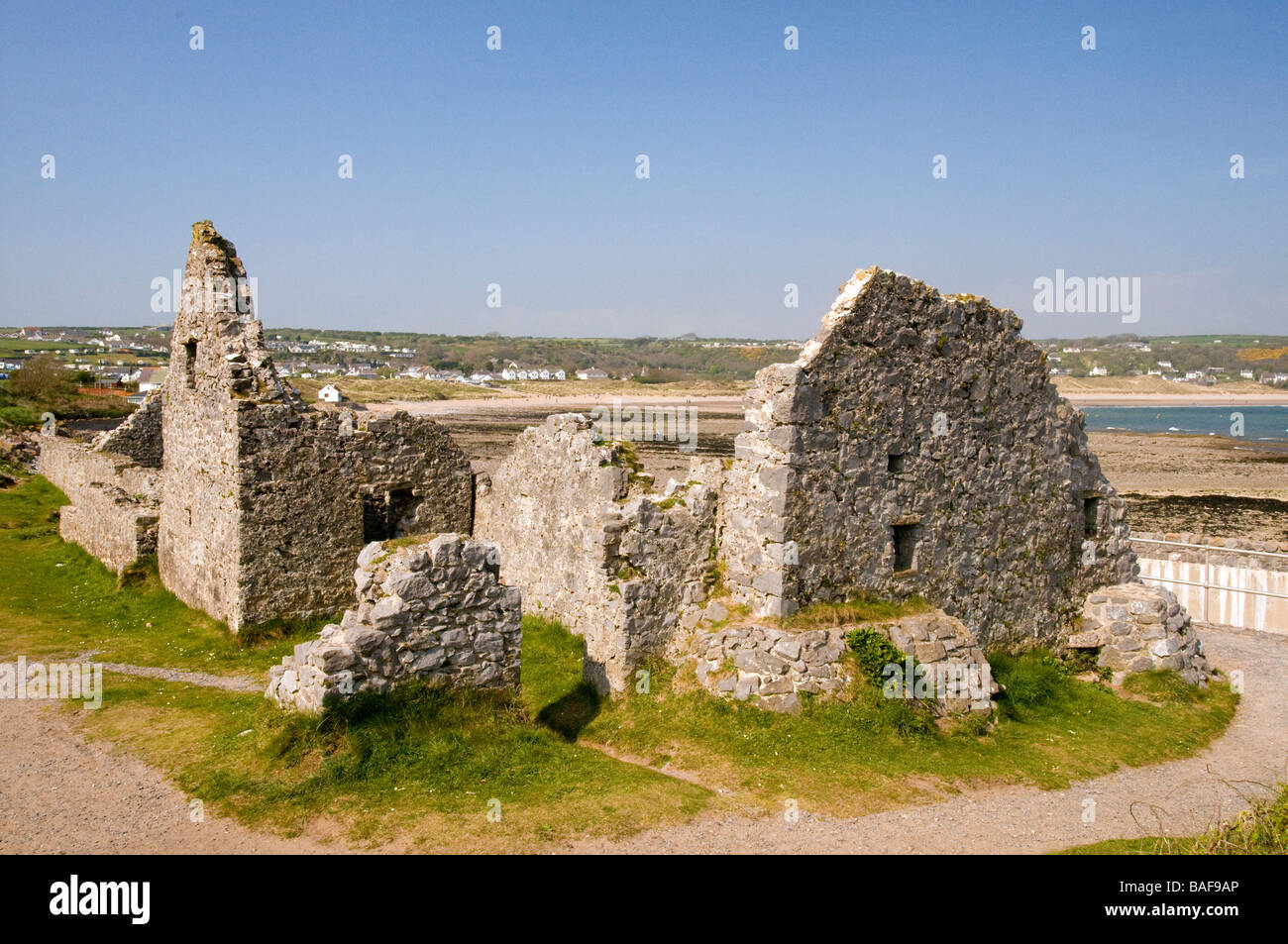 El Salthouse en Port Eynon Beach, en la Península de Gower Foto de stock