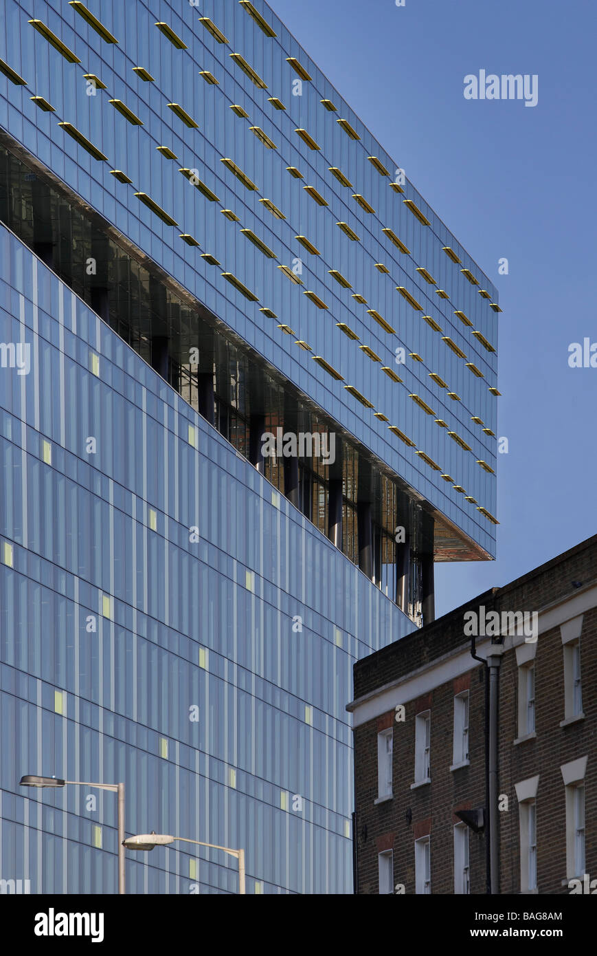 Palestra, Londres, Reino Unido, Alsop Architects Limited, Palestra detalle con los edificios existentes. Foto de stock