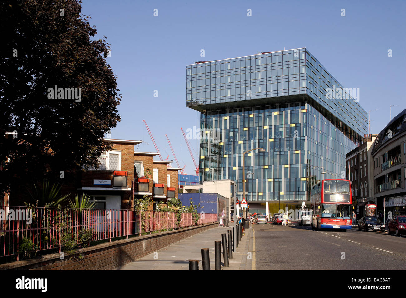 Palestra, Londres, Reino Unido, Alsop Architects Limited, Palestra Street View de la corte. Foto de stock