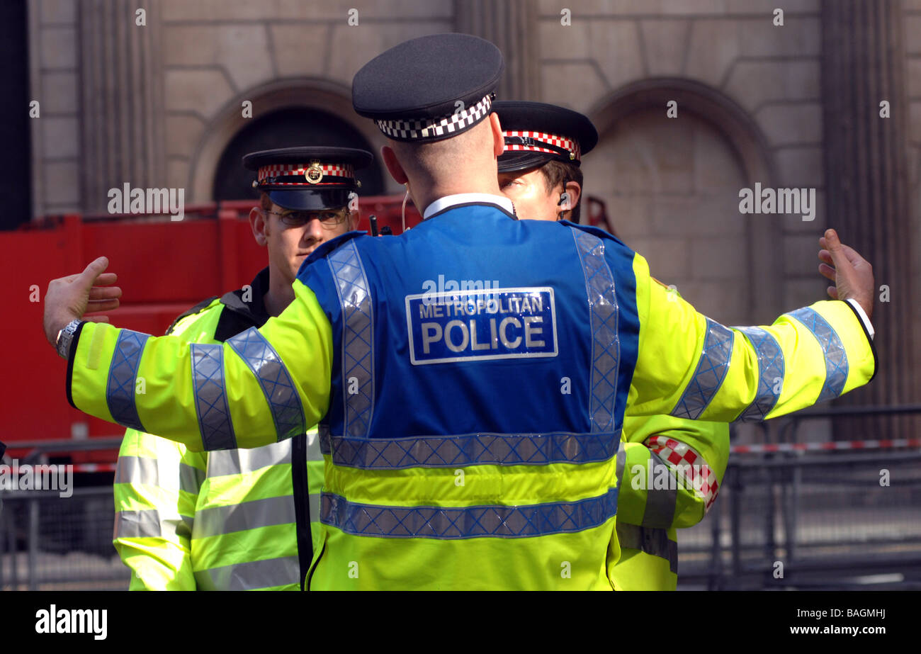 'Metropolitan policía', Londres, Inglaterra, Reino Unido Foto de stock