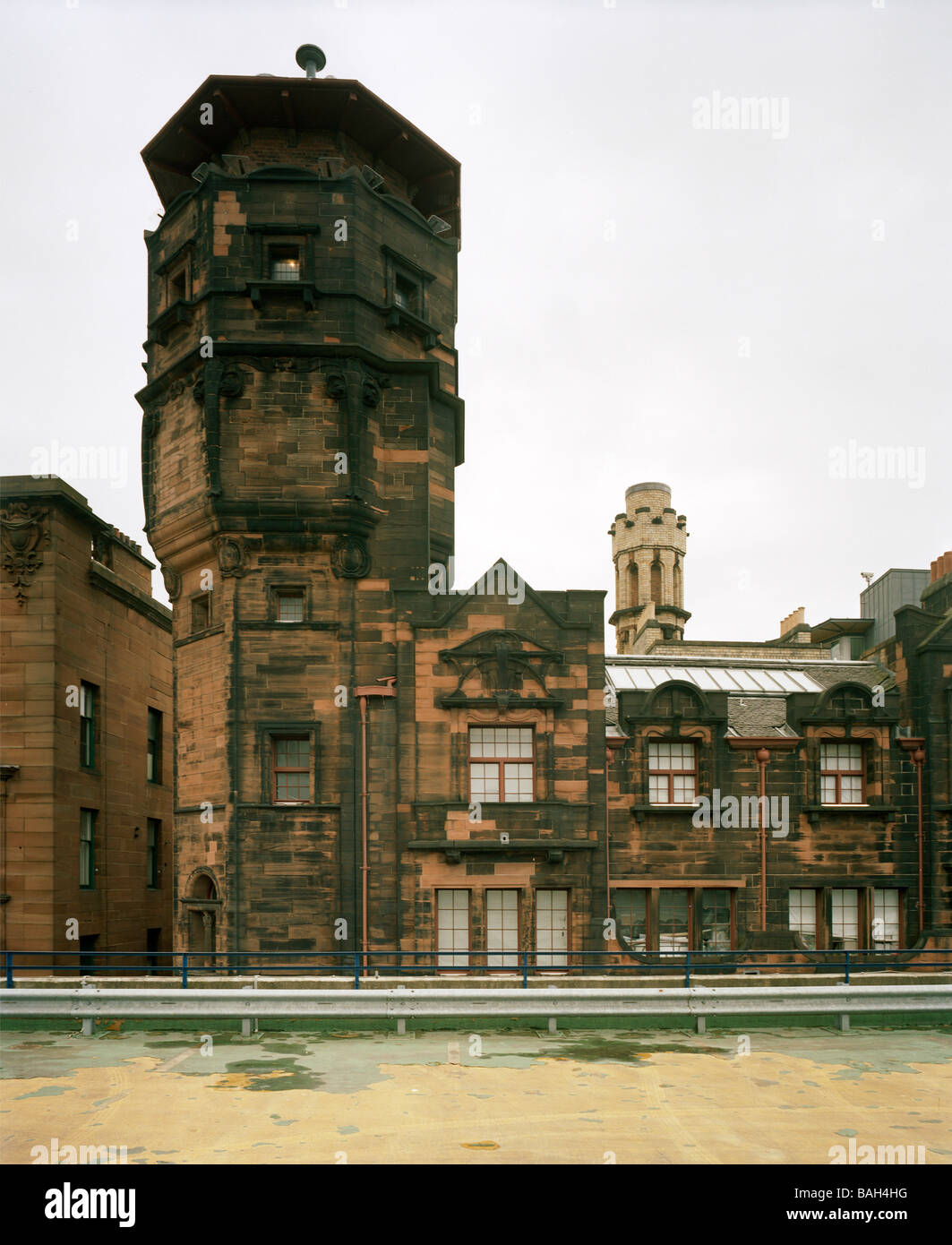 El Faro Viejo edificio Herald de Glasgow, Glasgow, Reino Unido, Charles Rennie Mackintosh, el faro viejo Glasgow Foto de stock