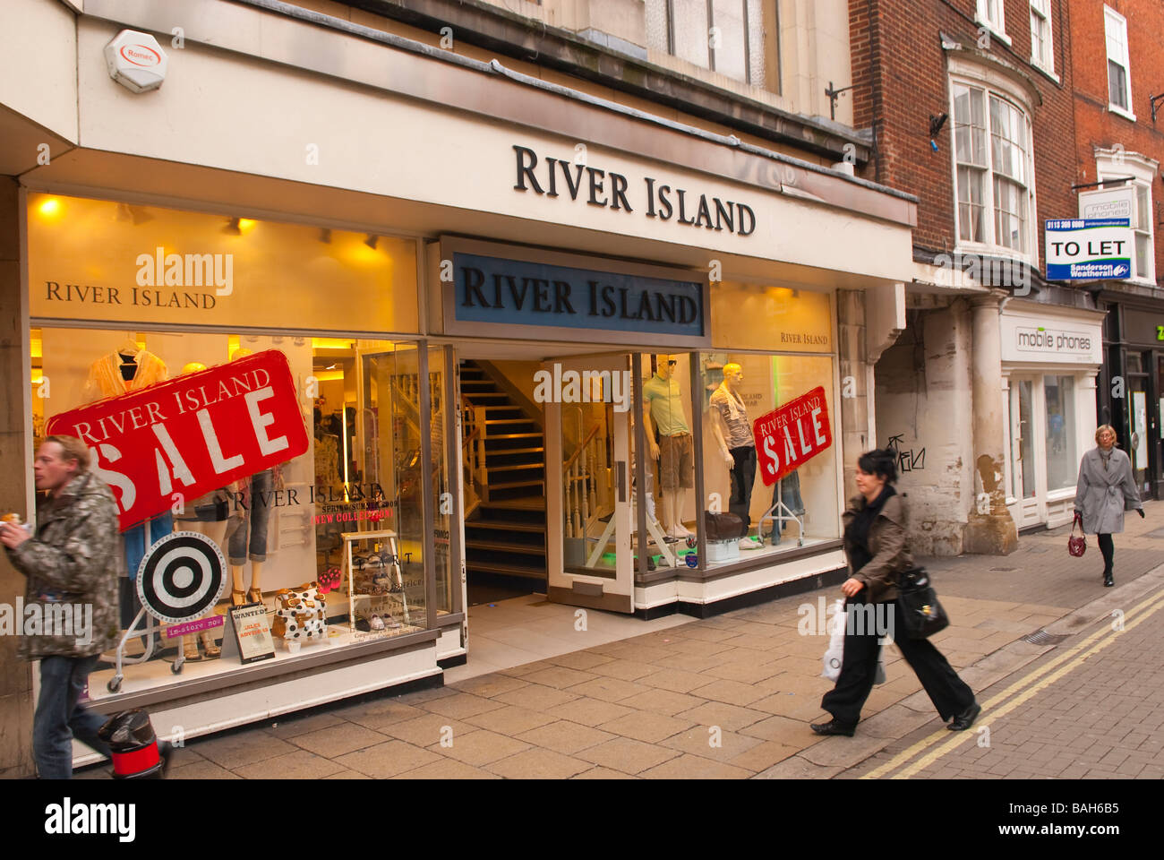 River Island tienda en York, Yorkshire, Reino Unido Foto de stock