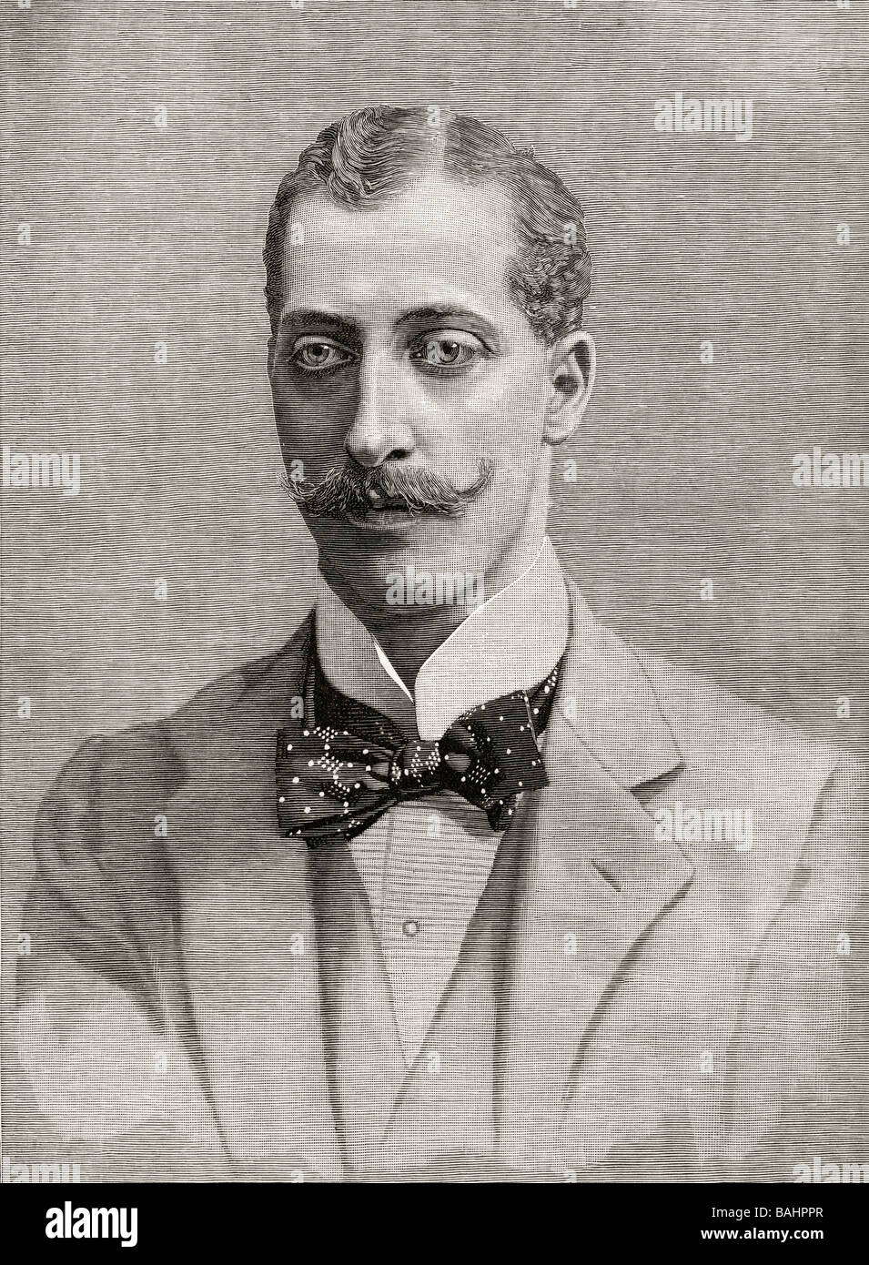 Príncipe Alberto Víctor, 1864-1892, Duque de Clarence y Avondale, nombre completo Albert Victor Christian Edward. Foto de stock