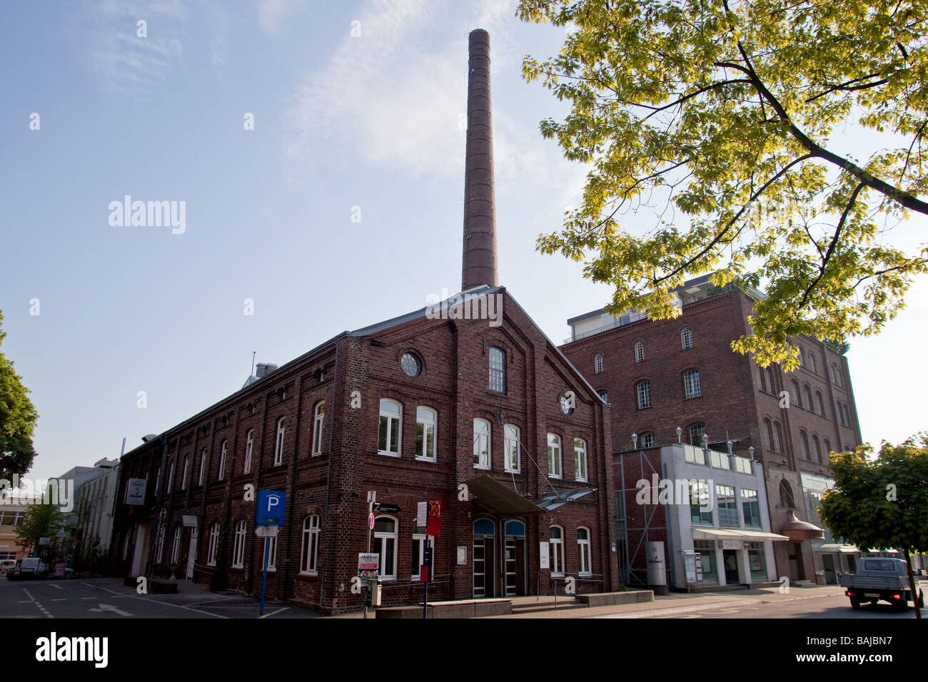 La fábrica de cerveza Linden en Unna, La Ruta de la Cultura Industrial , NRW, Renania del Norte-Westfalia, Alemania. Foto de stock