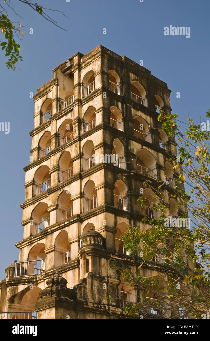 Palacio Real Watch Tower Thanjavur de Tamil Nadu, India Foto de stock