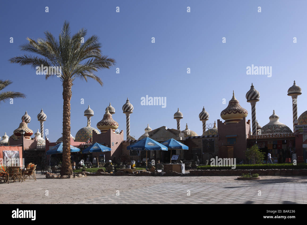 Mercado Funtasia, Sharm El Sheikh, Egipto Foto de stock