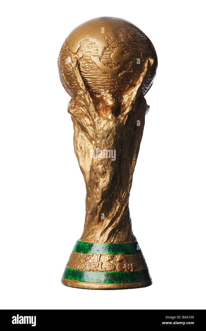 Copia el trofeo de la Copa Mundial de la FIFA Foto de stock