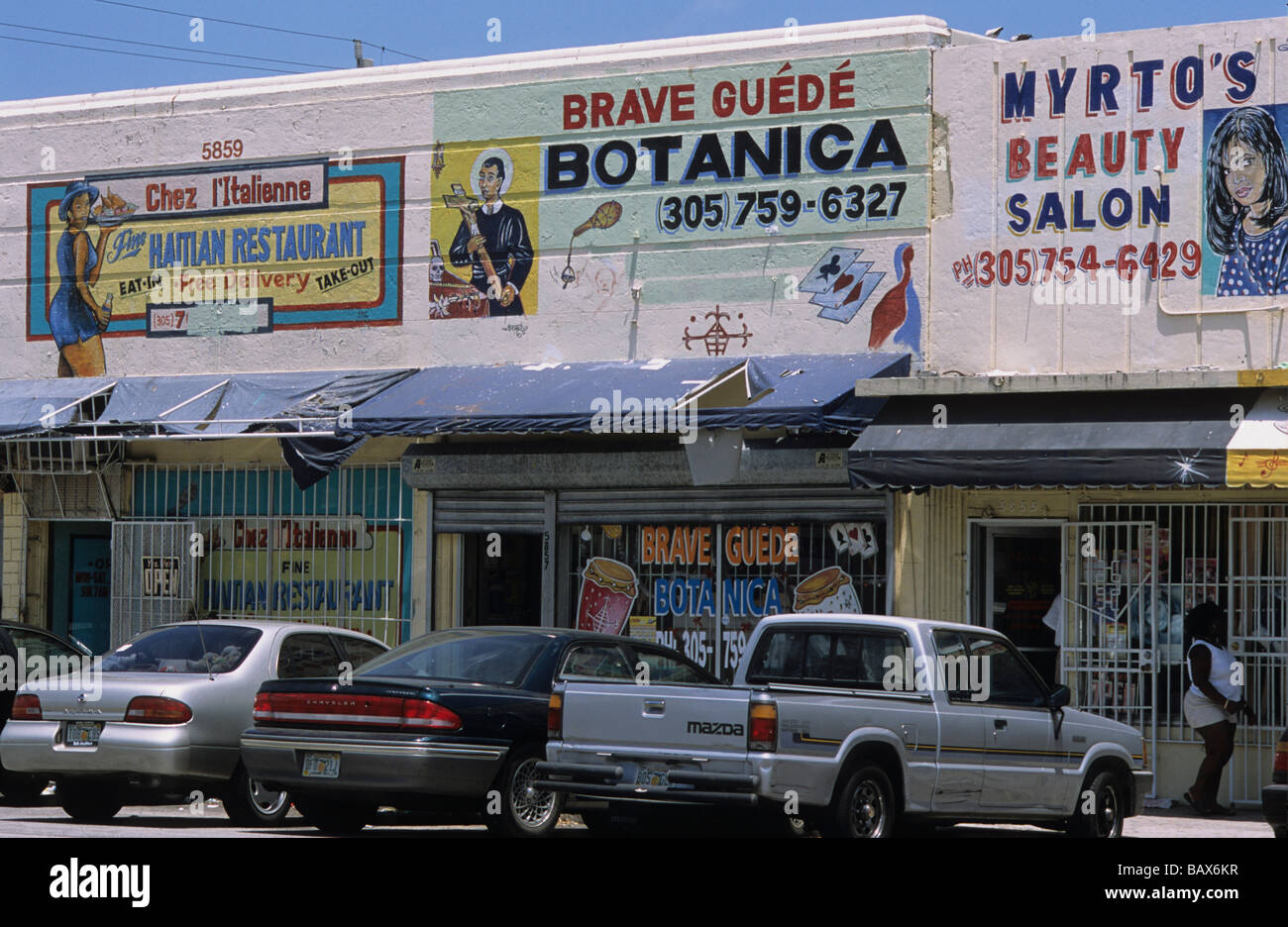 Botanica poco Haití Miami Florida USA Foto de stock