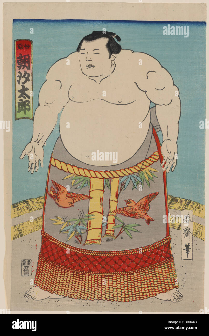 Luchador de sumo Foto de stock