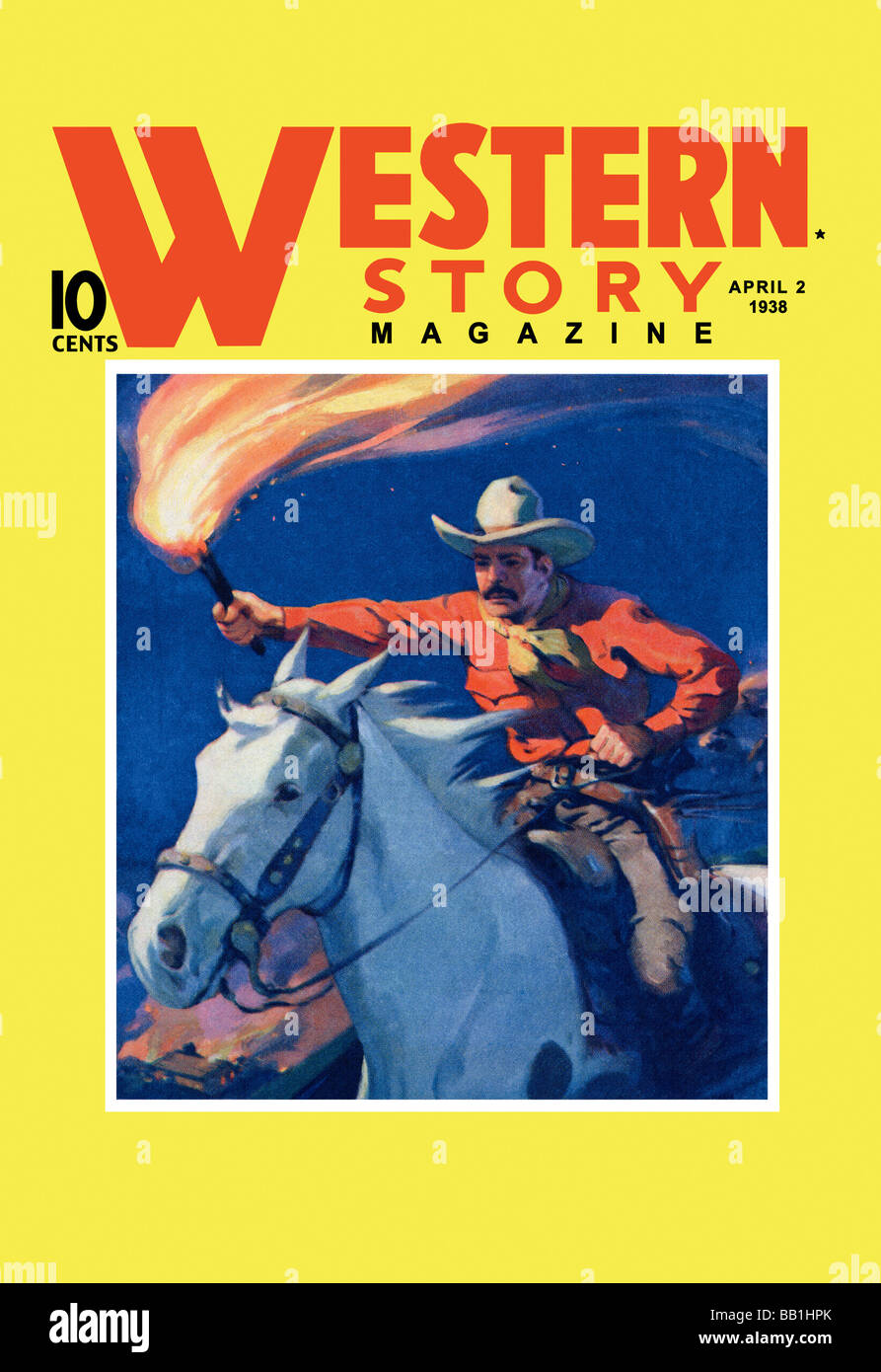 Historia occidental Magazine: Bajo Fuego Foto de stock
