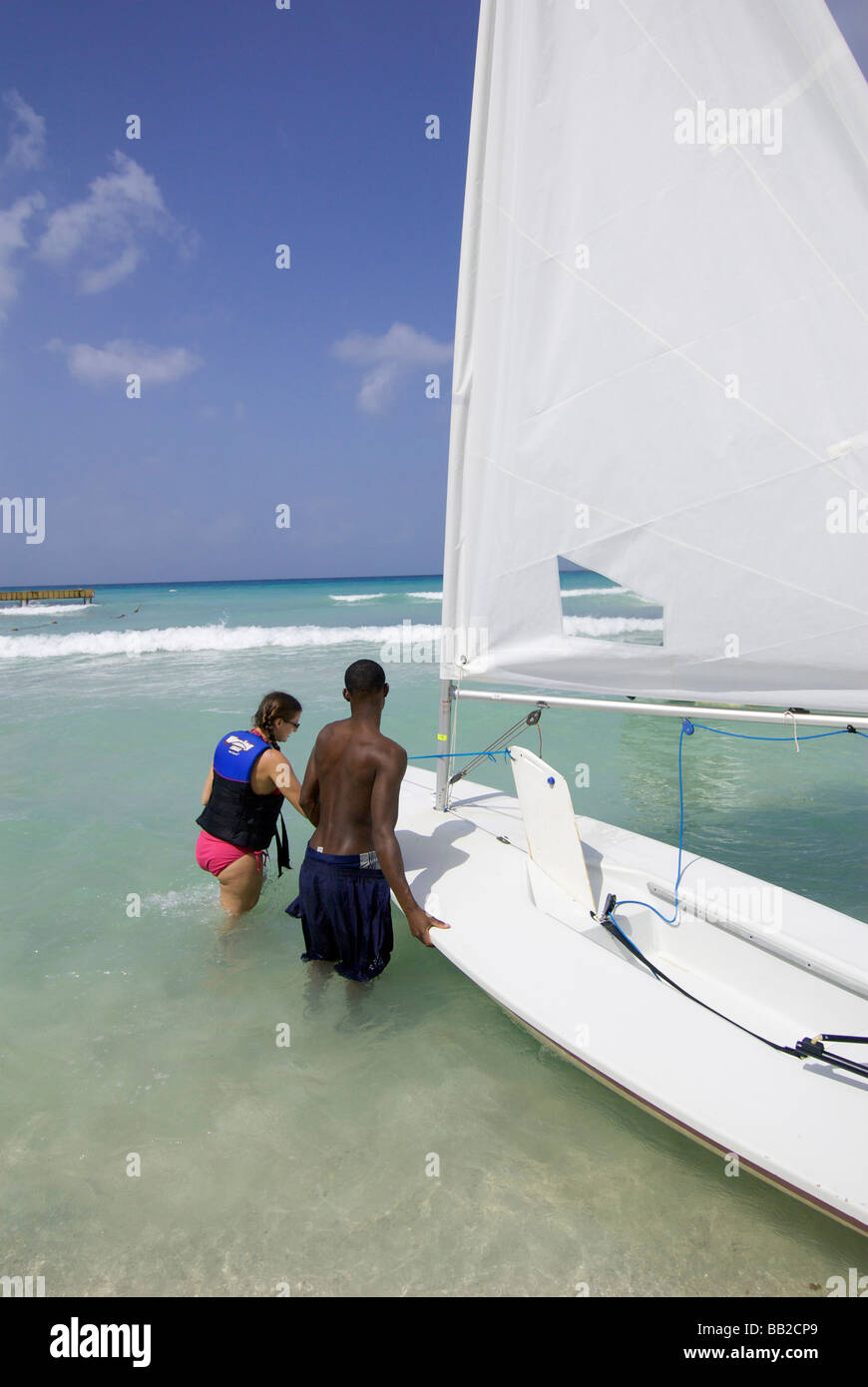 República Dominicana, Bayahibe, el Viva Wyndham Dominicus Beach. (MR) Foto de stock