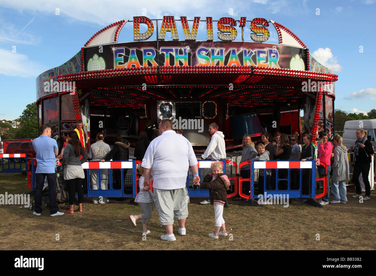 Recinto ferial en Woolwich Common, Londres, Gran Bretaña. Foto de stock